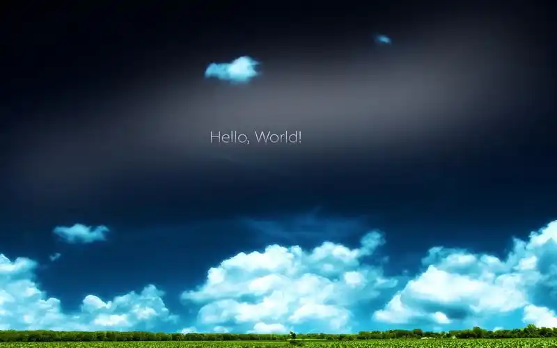 helloworld桌酷精选一图壁纸图片