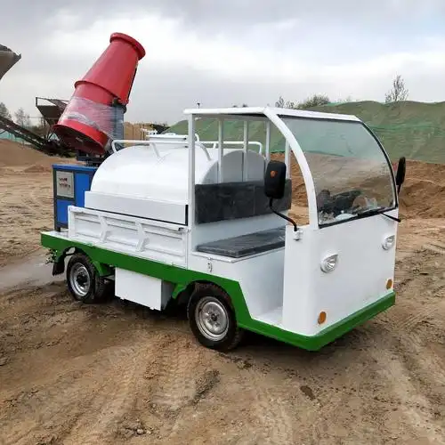 小型电动雾炮洒水车小型电动雾炮抑尘车生产厂家源泰电动环卫设备生产