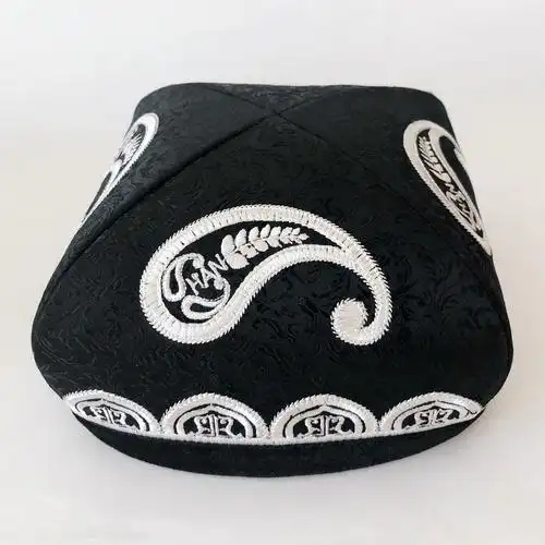 新疆民族风特色维吾尔族花帽男士款巴旦木绣花四角帽帽子