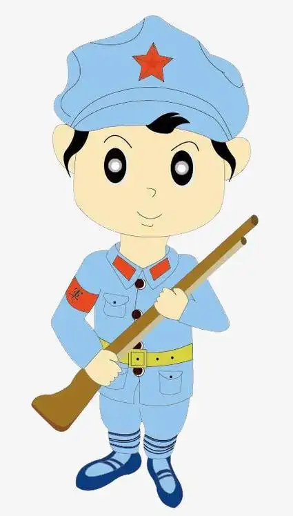 八路军战士简笔画八路军战士简笔画儿童拿枪的八路军简笔画八路军简笔