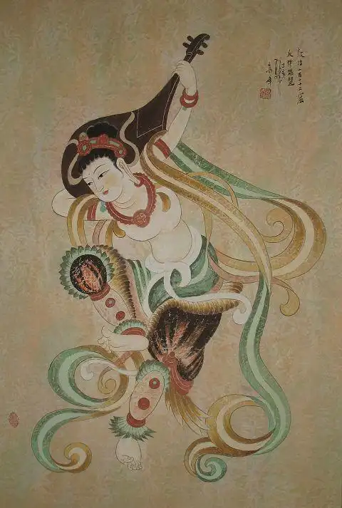 敦煌反弹琵琶图片