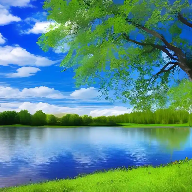 湖水绿色大自然记录分享