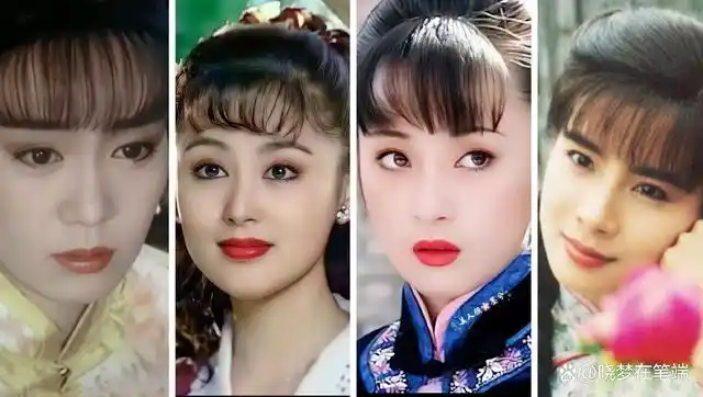 陈德容和林心如年轻时都是清纯大美女,尤其是二美的