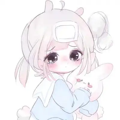 可爱卡通头像女生呆萌q版简单60张