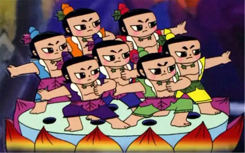 经典动画片葫芦娃火娃水娃图片电脑桌面壁纸高清