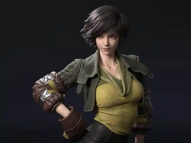 女性角色建模作品