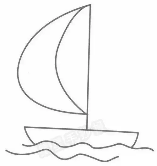 希望的风帆简笔画