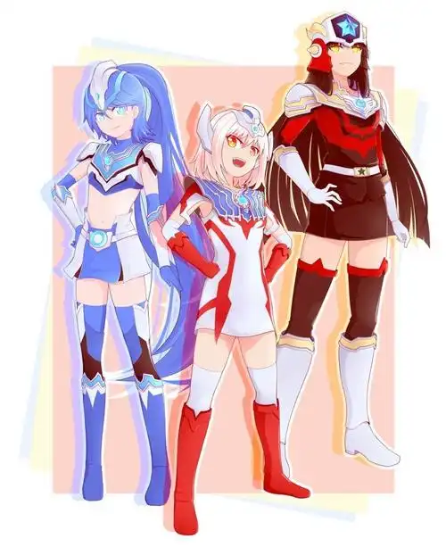 奥特曼壁纸高清奥特曼娘化系列