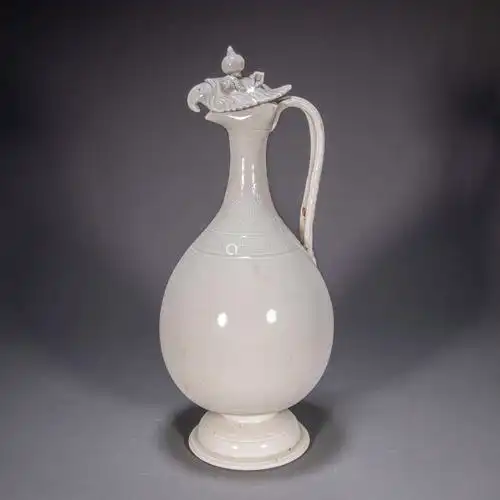 宋代定窑凤首壶