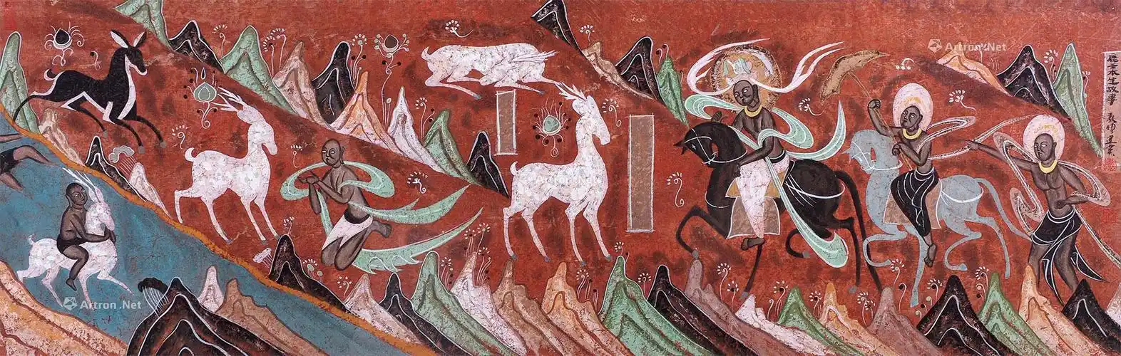 鹿王本生故事图-永远的敦煌——李建英绘画专场-雅昌拍卖