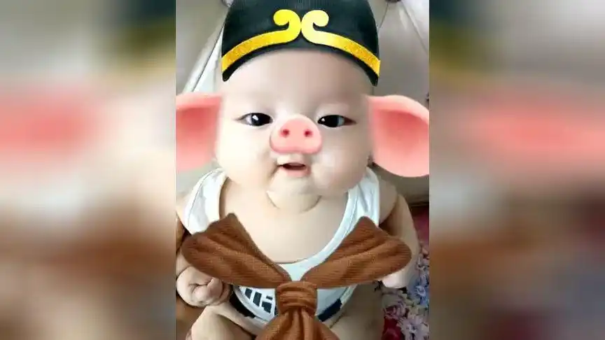 小宝宝长成这样太可爱了,真搞笑,简直萌翻了!