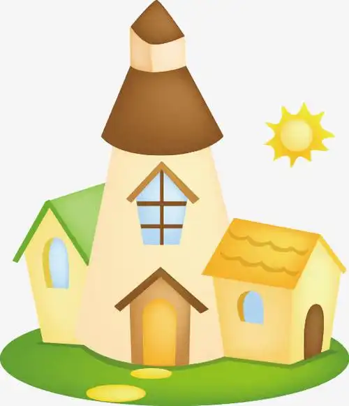 卡通立体城市建筑