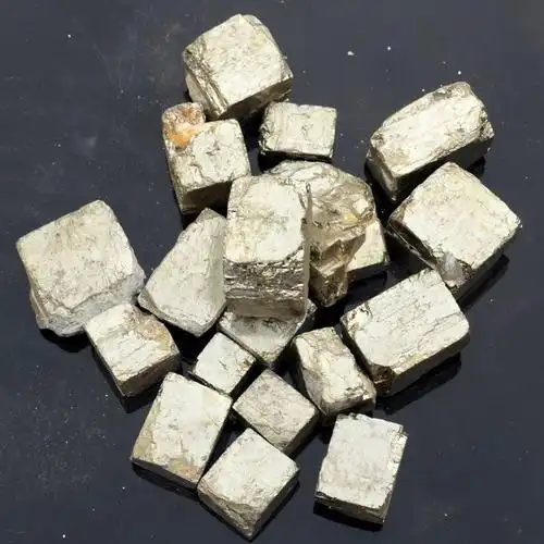 【厂价直销】批发供应纯天然硫铁矿原石裸石 稳定柔和(100g包)