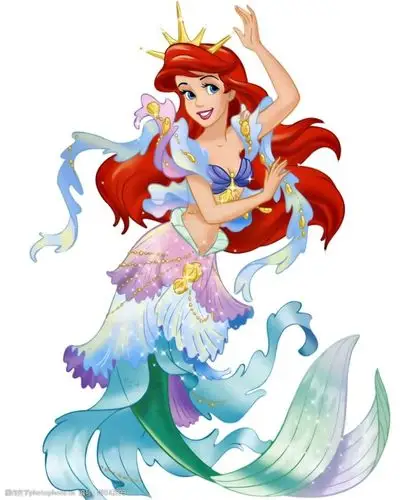 关键词:迪士尼公主 迪士尼 公主 海的女儿 动漫人物 动漫动画 设计