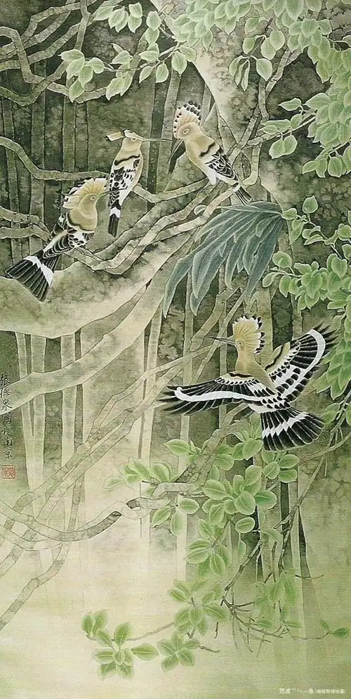 【怒波·鱼】:张德泉工笔花鸟作品欣赏