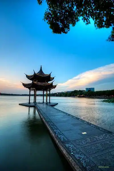 集贤亭 杭州西湖 旅游景点高清风景摄影大图片 7