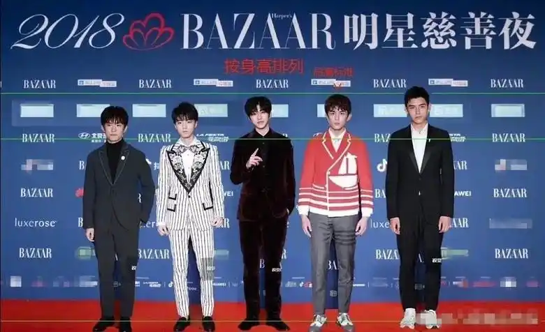 王俊凯,千玺,吴磊,蔡徐坤,这几位男星"同框"身高对比太惨