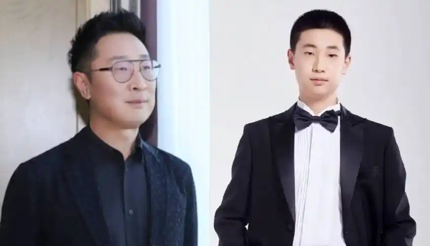 13岁林大竣参加钢琴比赛,与父亲林永健越长越像,屡获大奖太优秀_爸爸