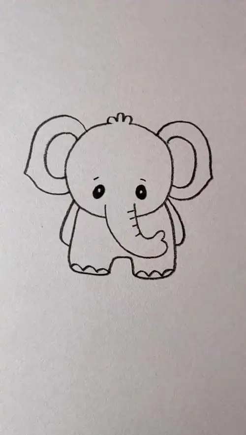 简笔画#小象