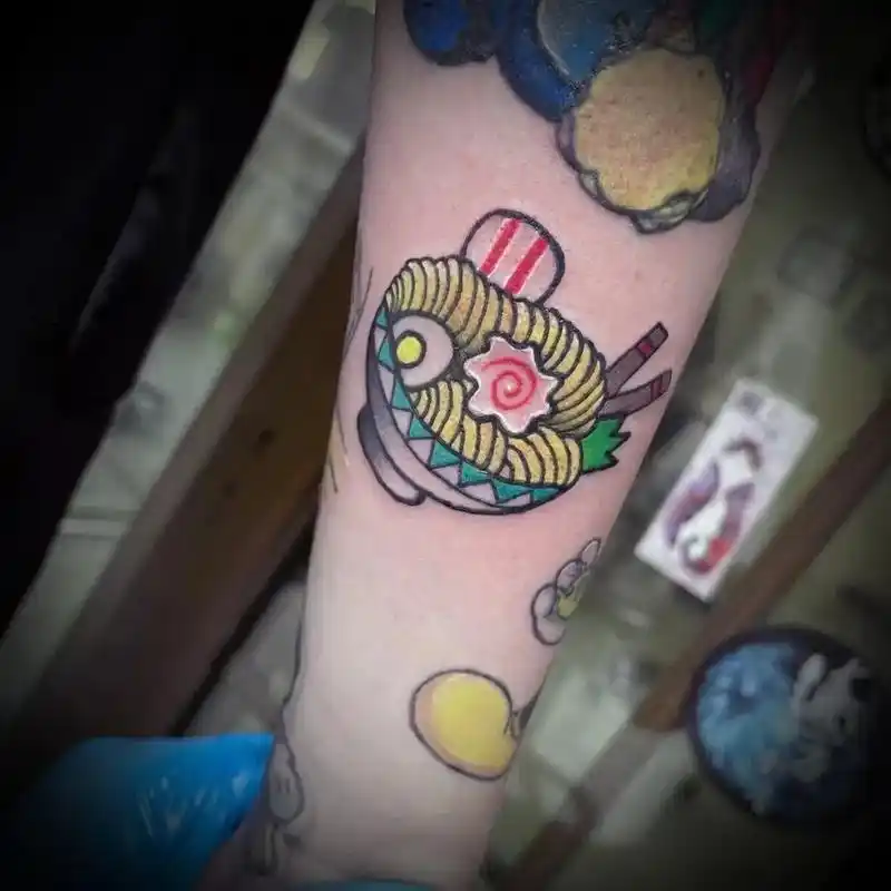 可可爱爱的拼接花臂#tattoo #纹身 #作品分享 #卡通 - 抖音