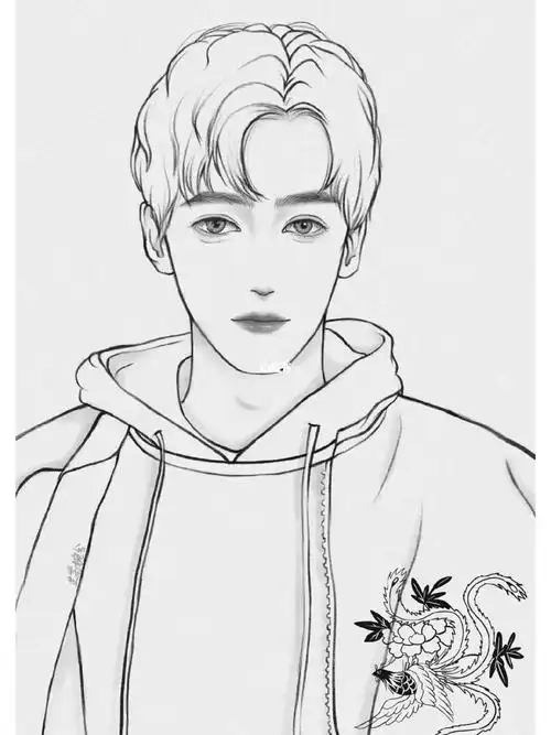 6/100 画一个小哥哥