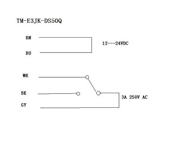 5线光电开关怎么接