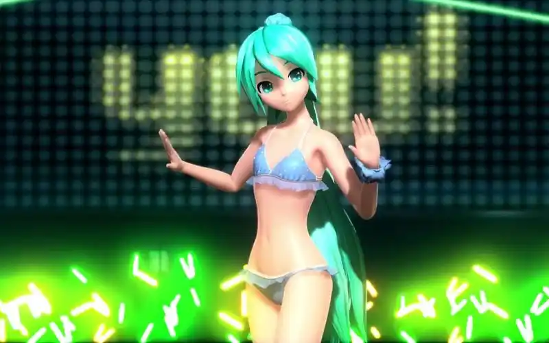 shake it!(泳装初音&泳装铃&泳装连) 4k uhd