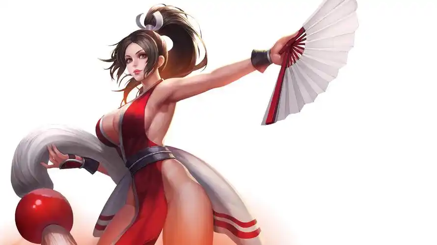 王者女英雄去所有衣服 不知火舞p图无背景