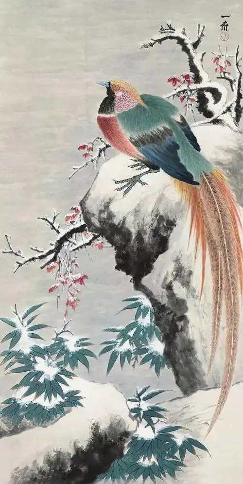 民国四擅之一沈一斋工笔花鸟画欣赏