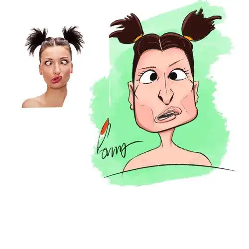 夸张漫画头像