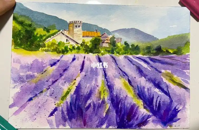 临摹so老师的紫色的浪漫