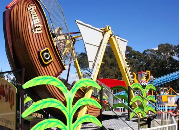 swinging pirate ship