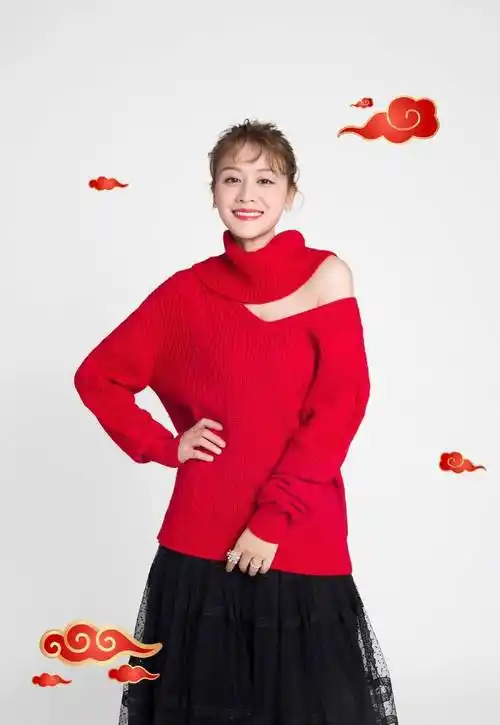 原创有一种高级感叫叶一茜穿毛衣明明很普通她却穿出了贵妇感