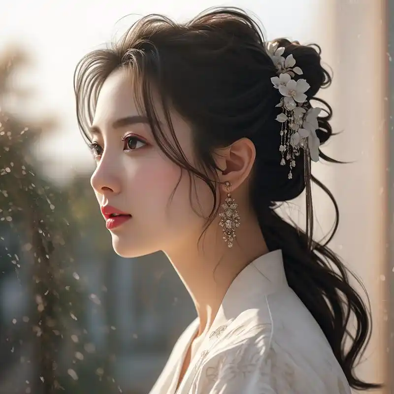 92 绝美真人侧面头像 95 发现一组超级美的真人美女侧面头像,每一