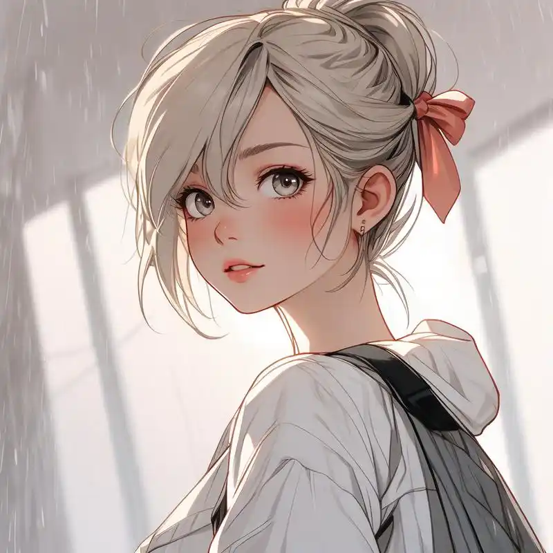 微信头像女93干净又温柔