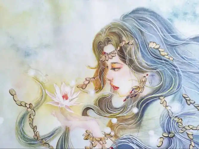 喜欢的古风水彩人物