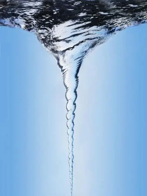 无人,竖图,室内,特写,白天,正面,水,龙卷风,飞溅,蓝色背景,溅,液体