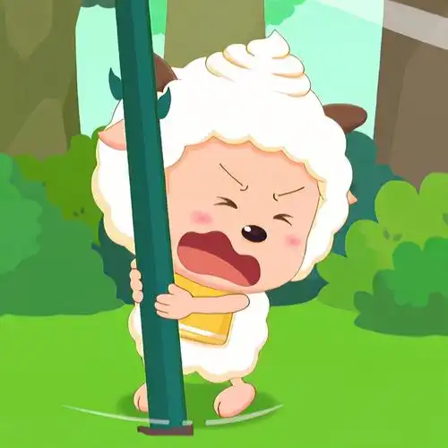 懒羊羊,可是我好害怕啊#懒羊羊  #懒羊羊头像  #头像  #卡通头像