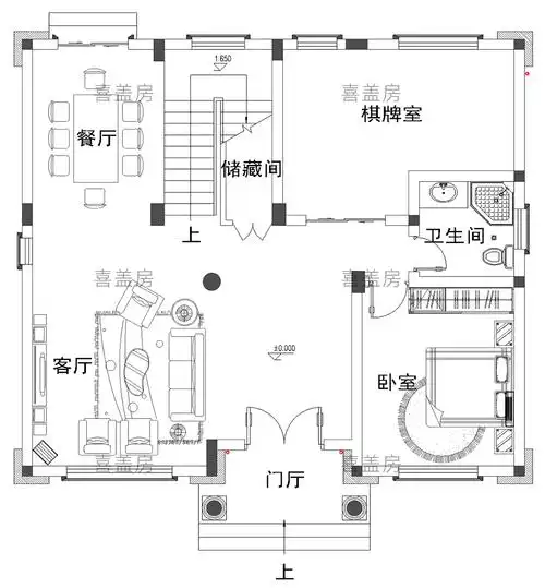11x10三层别墅设计全套图纸 - 住宅在线