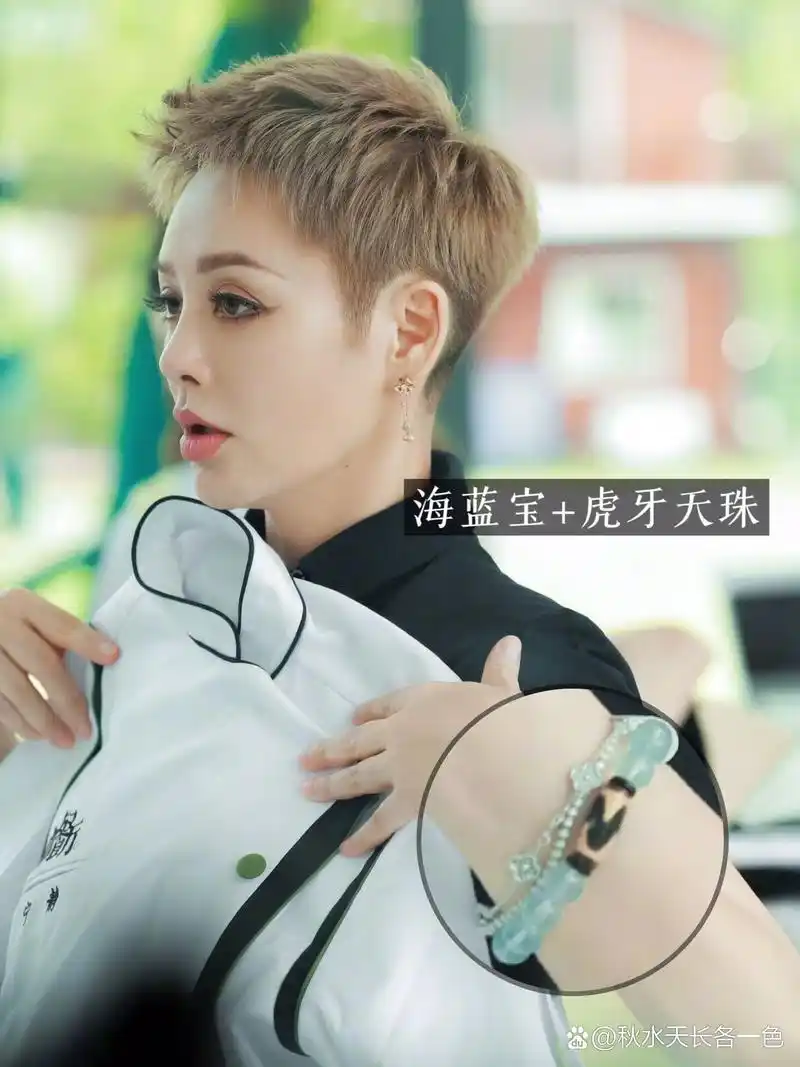 宁静天珠配饰合集|姐的天珠串儿真的一大把 从众多节目中看到宁静的