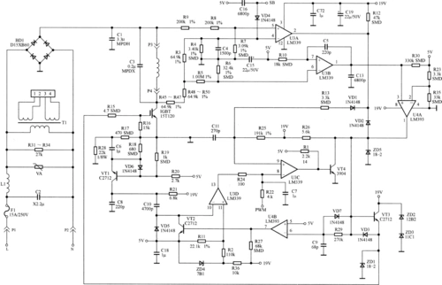 尚朋堂mi-t10型电磁炉电路图