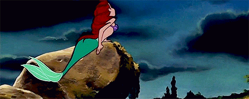 绘图迪士尼电影头发阿里尔小美人鱼gif动图_动态图_表情包下载_soogif