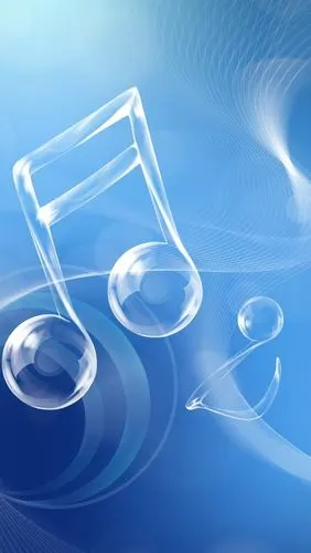 音符,蓝色风格 640x1136 iphone 5/5s/5c/se 壁纸,图片,背景,照片