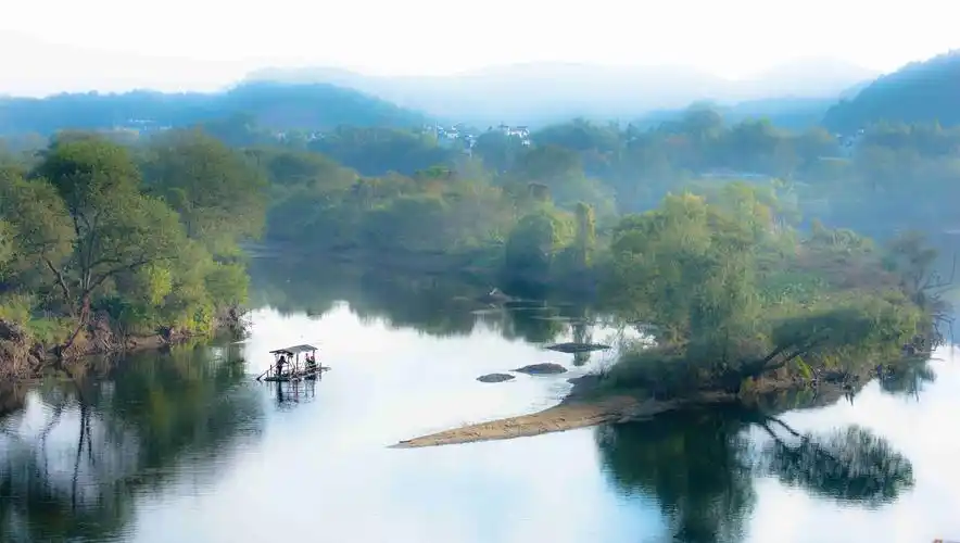 婺源月亮湾_风景_poco摄影