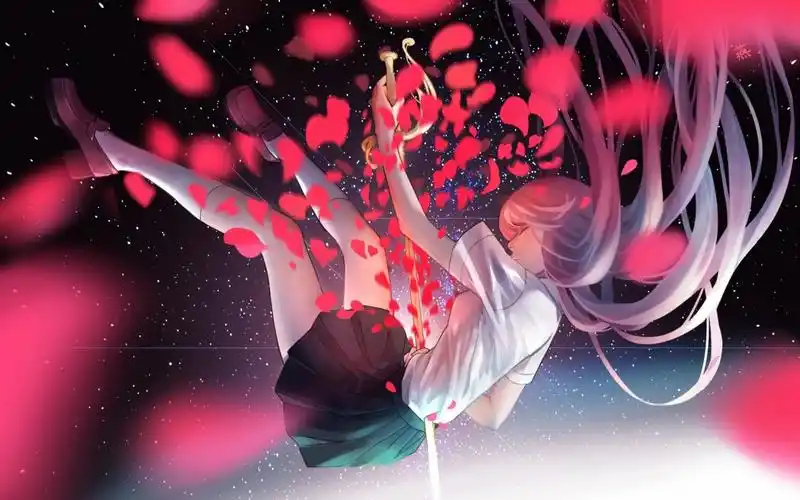 二次元短裙动漫女孩壁纸(5/10)