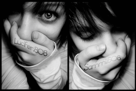 求黑白非主流图片一张,我做头像用