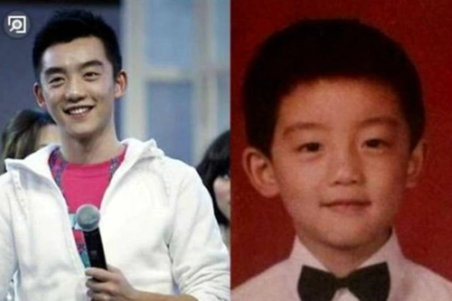 跑男团童年照大pk,郑恺从小帅到大,热巴小时候就是美人胚子