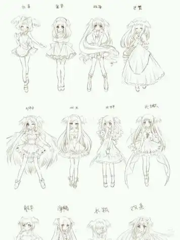 动漫眼睛简笔画动漫眼睛简笔画十二星座