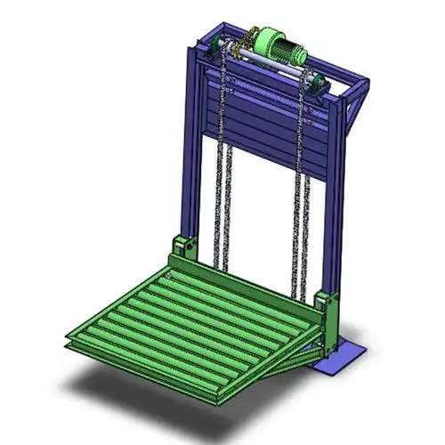 机械3d链式提升机h834非标自动化设计素材资料设计素材