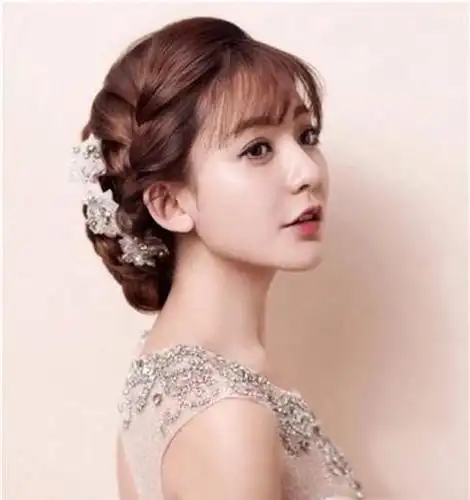 韩式新娘发型图片